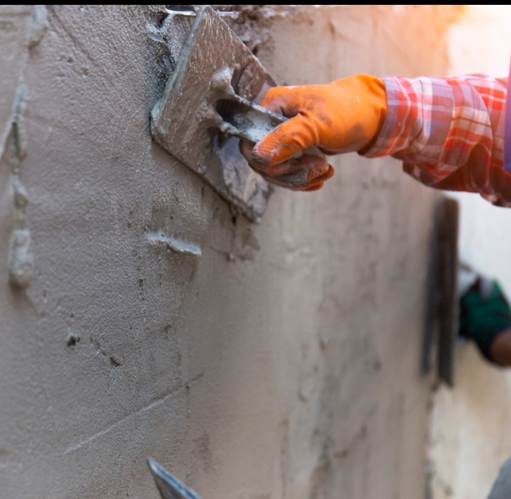 Plastering, thape,Work : Janeesh, Kovukunnu  Mokeri