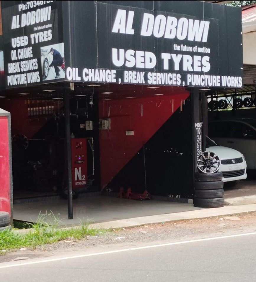 Used tyres and alloy wheel nadapuram kakkamvelly :AL DOBOWI