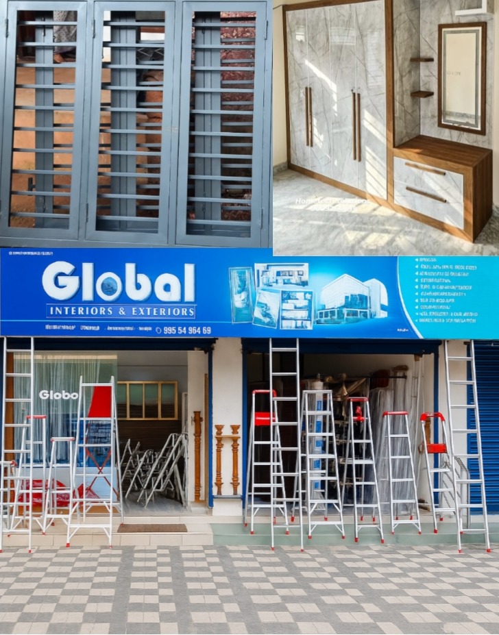 Interior work, ladder, doors vadakara, Global interior