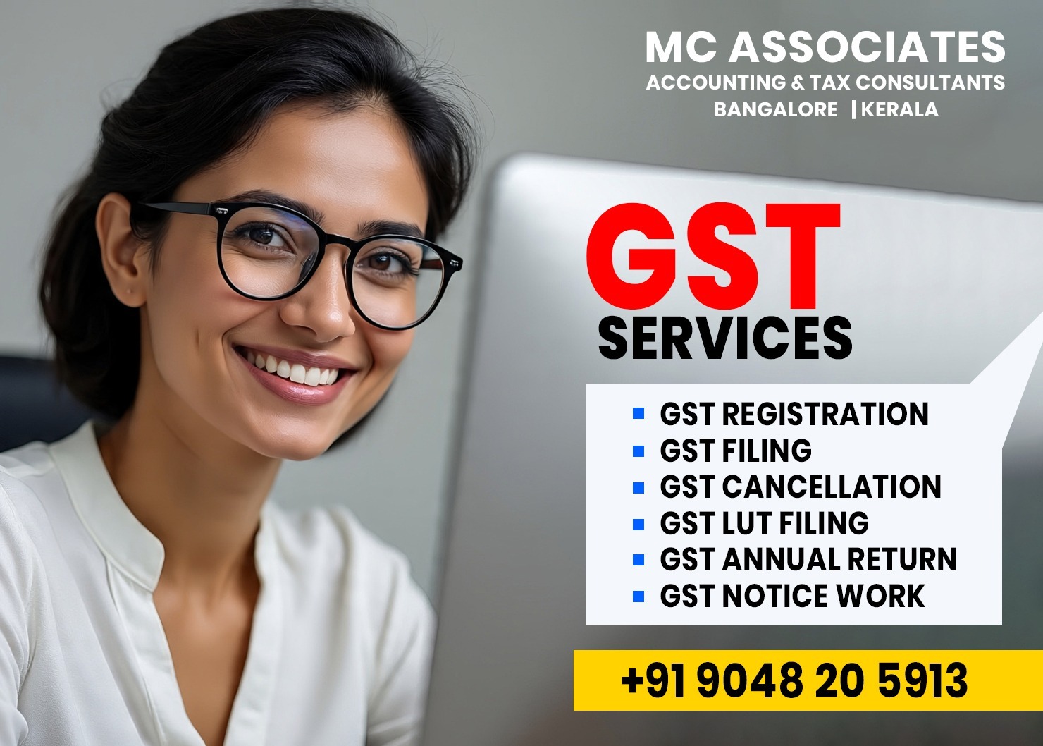 GST,Accounting, Tax Consultants Kallachi : MC Associates