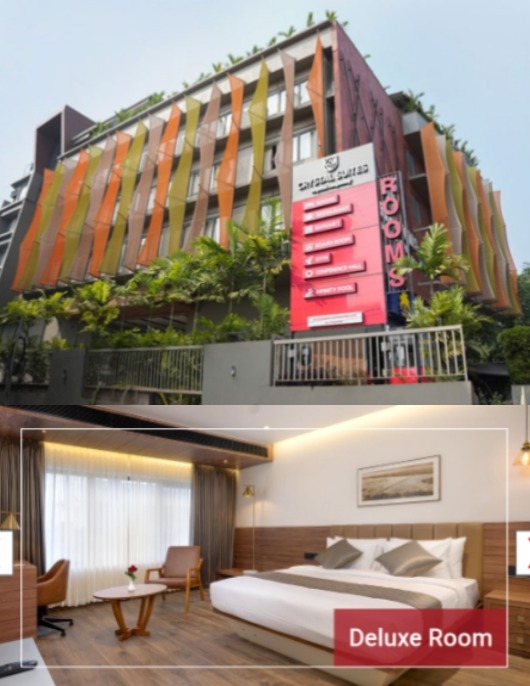  Rooms in Vadakara, Lodge in Vadakara :Crystal Suites Hotel and Hospitality
