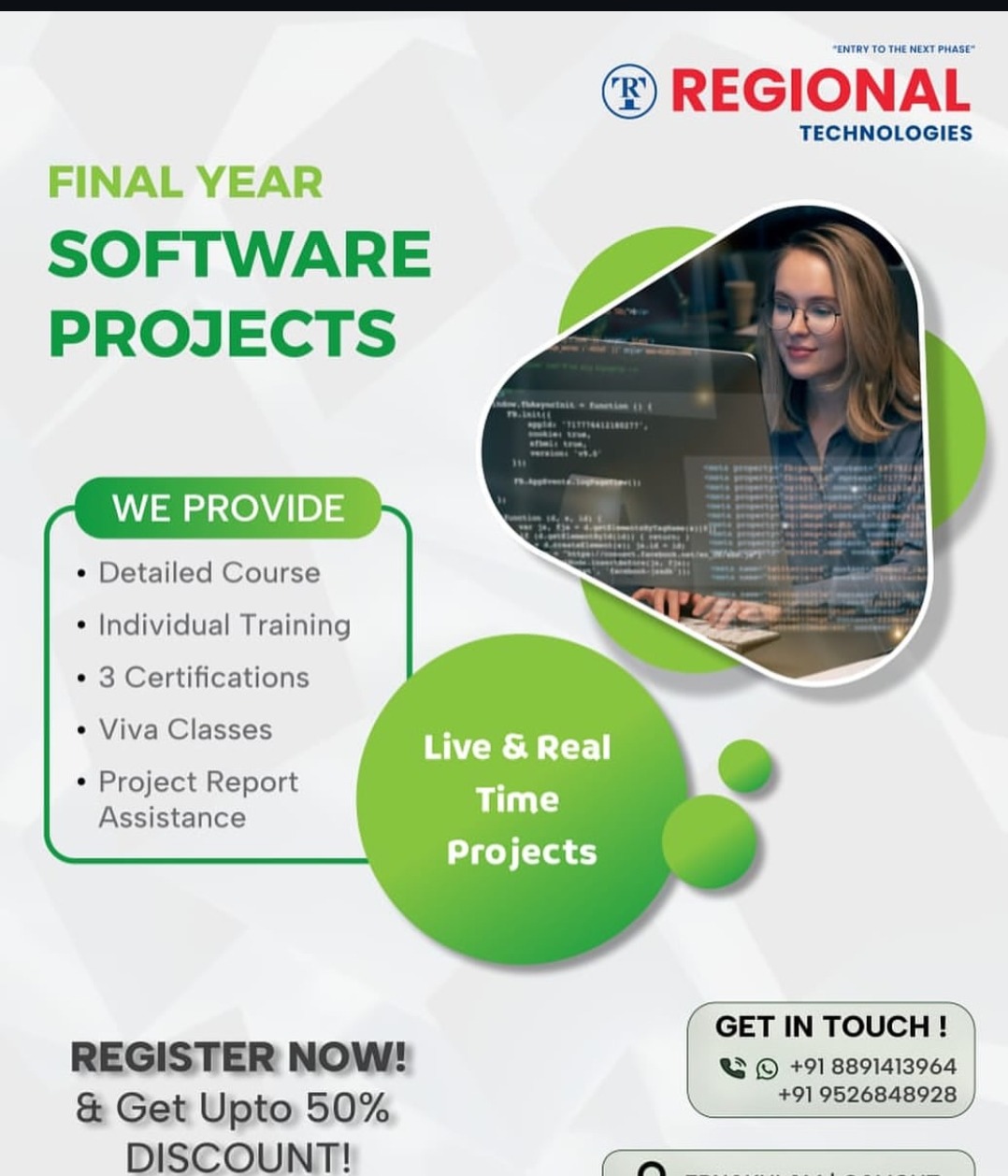 Software training institute in calicut, best IT training institute in calicut, Regional Technologies 