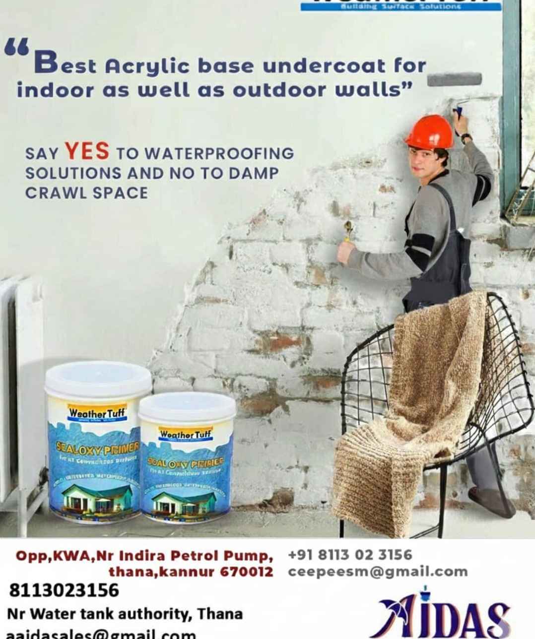 Waterproofing kannur, waterproofing work kannur 