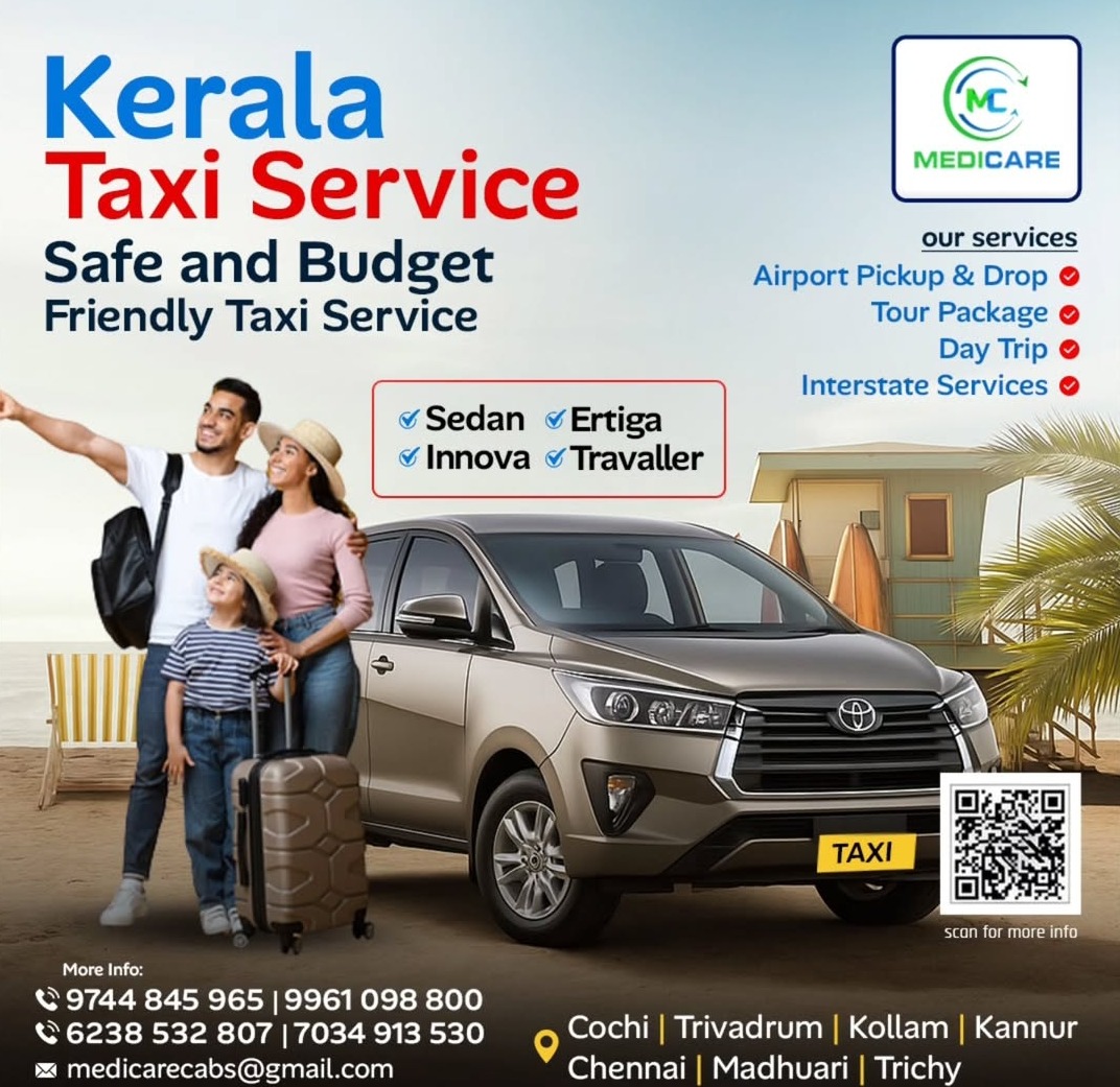 Taxi cab in kochi, taxi service in kochi 