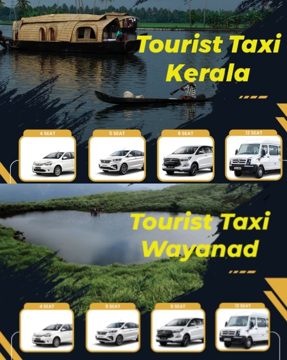 Taxi service Wayanad, tourist taxi service Wayanad, taxi cab wayanad, YathraNest Cabs
