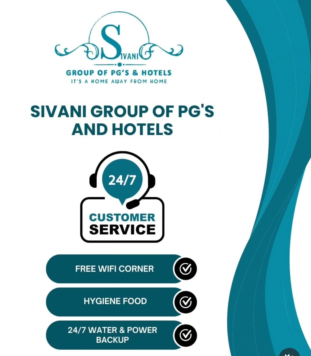 PG bommanahalli Bangaluru,hostel bommanahalli Bangaluru,Sivani Group of PG'S and Hotels 