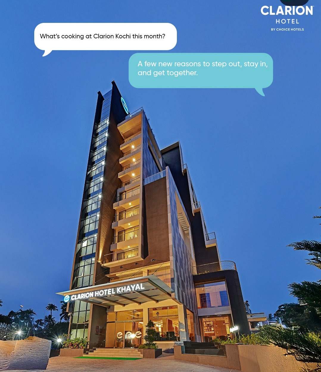 Hotel kochi kakkanad, hotel and resort kochi kakkanad, Clarion hotel khayal kochi 