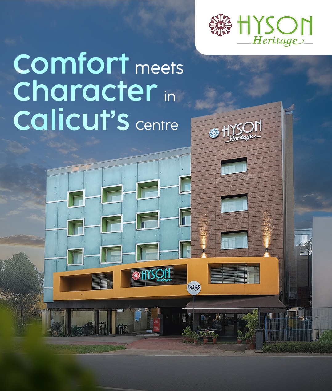 Hotel in calicut, Lodge in calicut, Hyson heritage hotel calicut 