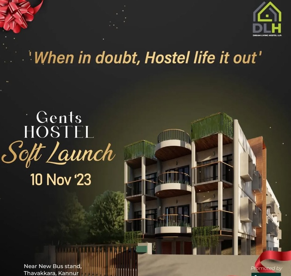 Hostel kannur thavakkara,students hostel kannur thavakkara, DLH