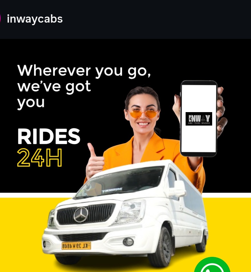 Cab service kochi,taxi cab vyttila kochi, inway cabs