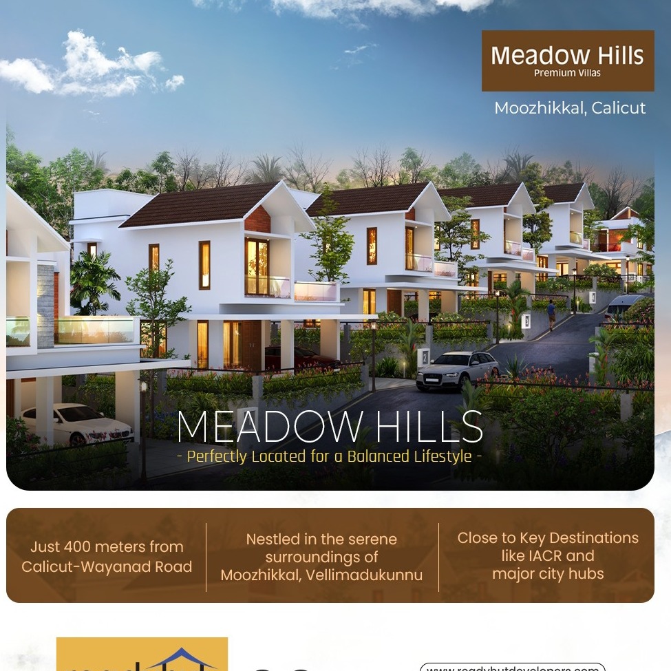 Real estate in calicut, properties in calicut, Ready hut developers construction and real estate 