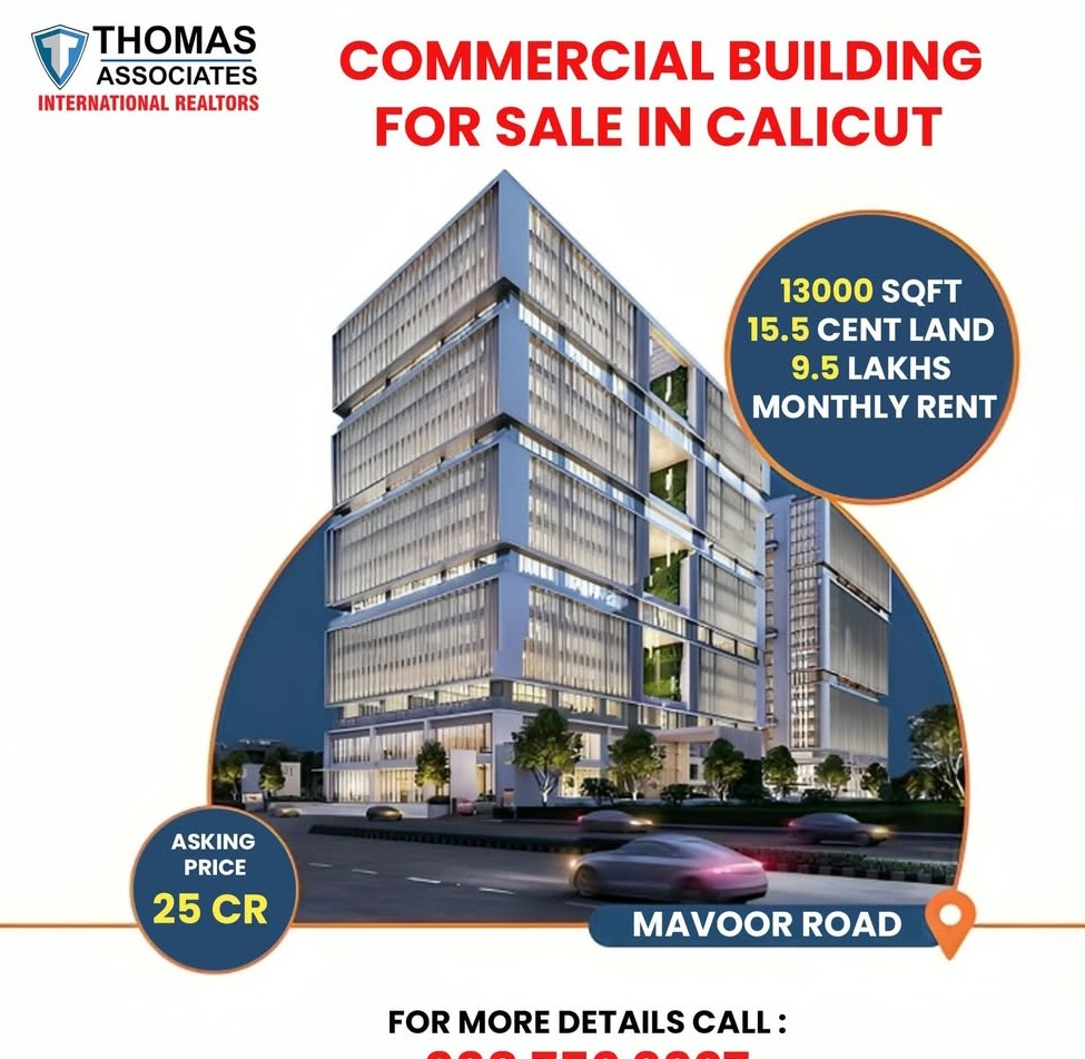 Real estate in calicut, properties in calicut, Thomas associates real estate company calicut 