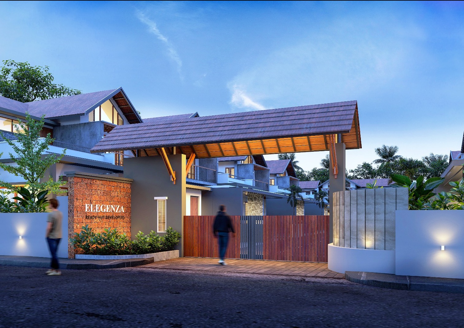 Villas in calicut,villa project in calicut,luxury villas in calicut, Ready hut developers 