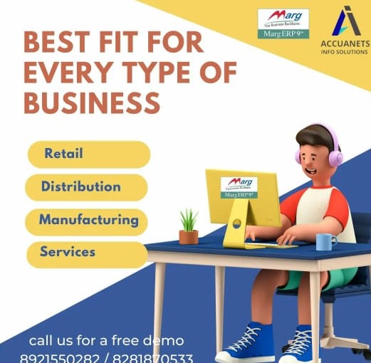 GST Billing Software Selling Company In Kerala, Marg Erp software Selling Company Kerala,Accuanets Info Solutions Kochi Kerala