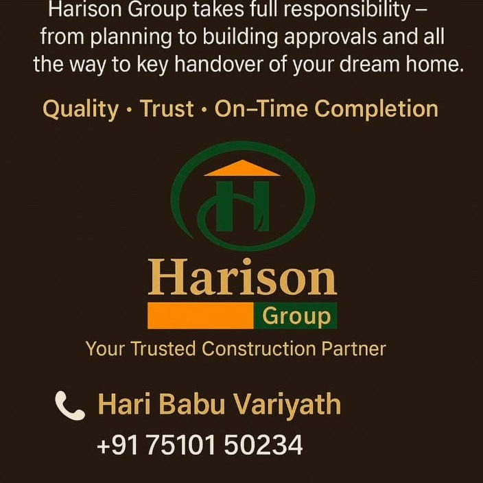 Builders in Trivandrum,Construction Work Trivandrum,Turn Key Projects Trivandrum,Renovation  Work Trivandrum,Harison Group 