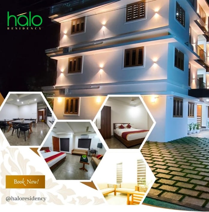 Hotel in Thiruvankulam Kochi, Residency in Thiruvankulam Kochi,Stay in Thiruvankulam Kochi, Halo Residency 