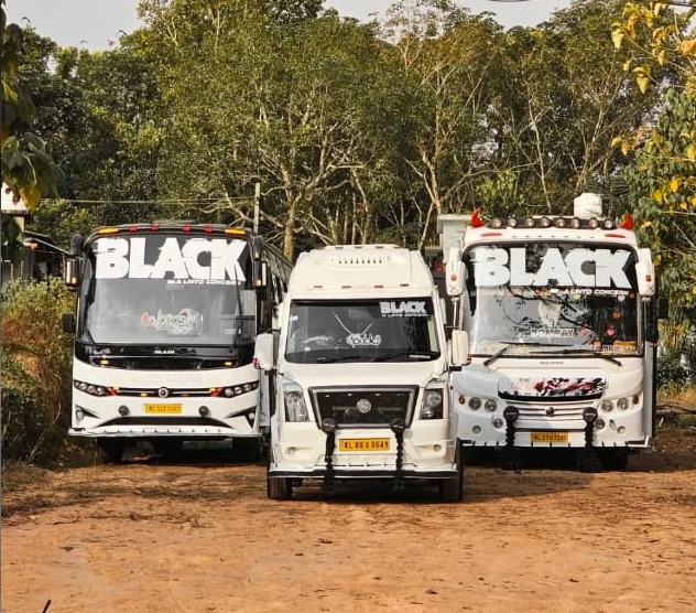 Tourist Bus Trivandrum,Tourist Bus Kollam, Traveller Trivandrum,Traveller Kollam,Black Roadlines 