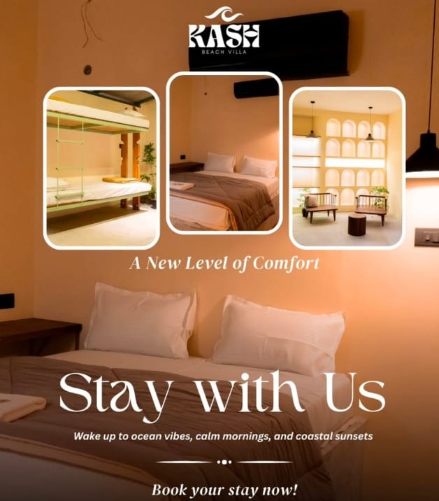 Beach Resort Varkala ,Beach Villa Varkala,Stay in Varkala,Kash Villa 