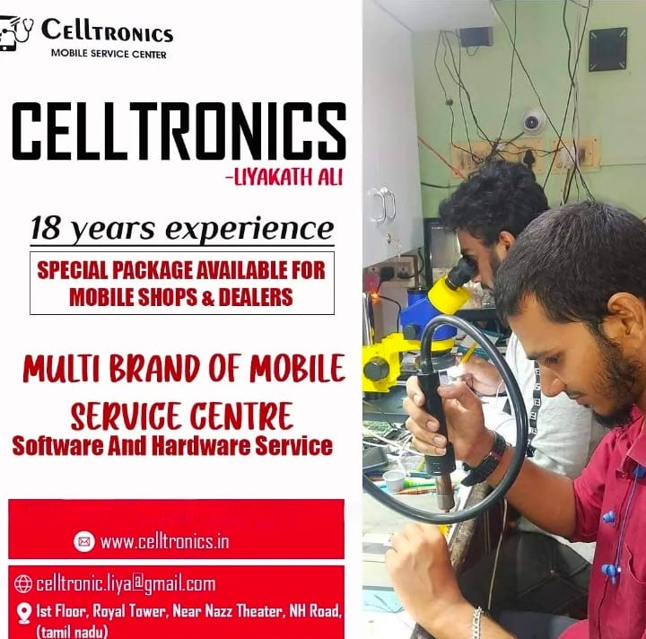 Mobile Service Center Town Hall Coimbatore, Mobile Phone Accessories Town Hall Coimbatore, Mobile Phone Repair Town Hall Coimbatore, Celltronics 