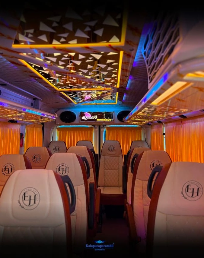 Caravan designing north paravur kochi, Traveller modification north paravur kochi,Urbania modification north paravur kochi,Kalapuraparambil Automobiles 