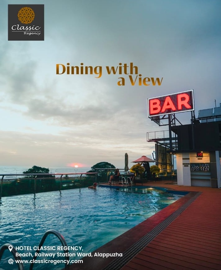 Hotel alappuzha,Hotel stay near beach alappuzha,Classic Regency 