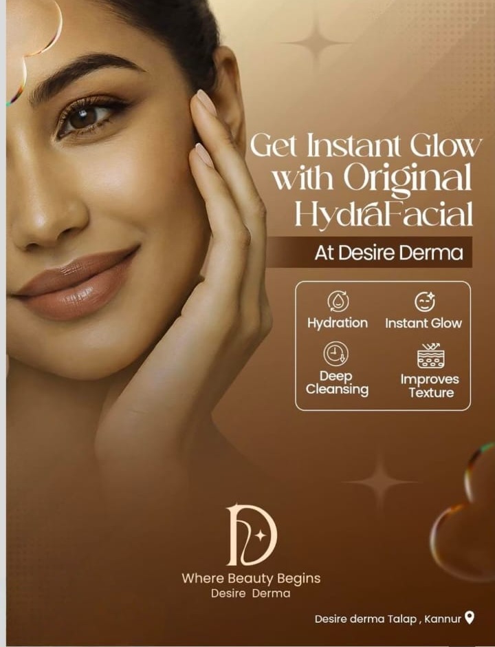Skin care clinic Talap kannur,Hair care clinic Talap kannur,Anti aging clinic Talap kannur,Desire Derma 