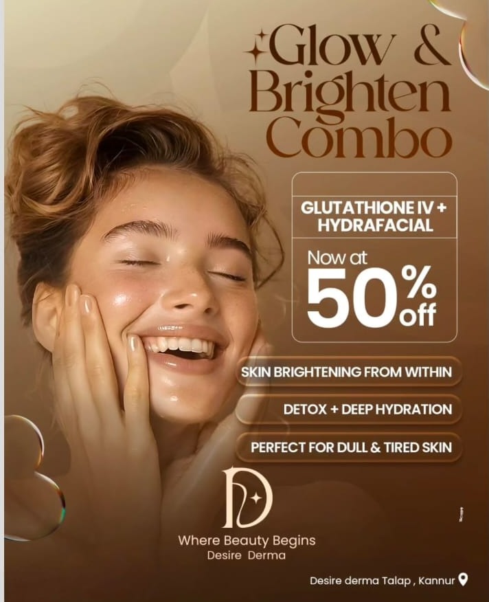 Skin care clinic Talap kannur,Hair care clinic Talap kannur,Anti aging clinic Talap kannur,Desire Derma 