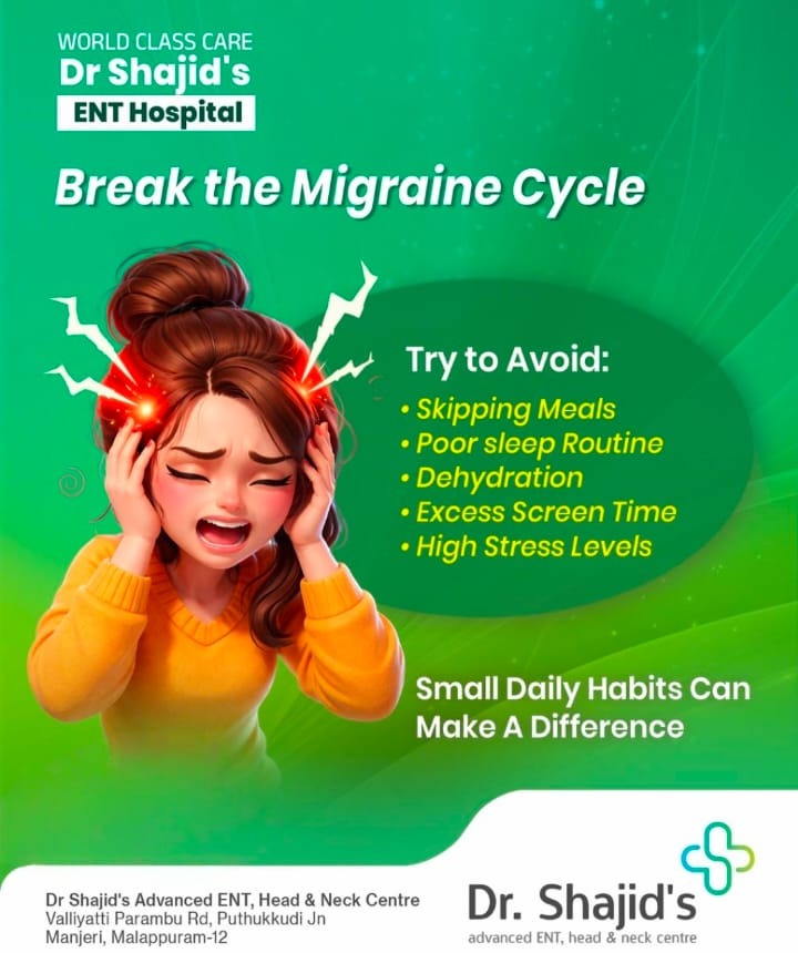 Advanced ENT Centre Manjeri Malappuram,Head and Neck Care Centre Manjeri Malappuram,Dr. Shajid’s Advanced ENT Head and Neck Centre 