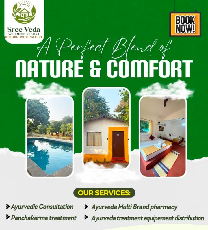 Wellness Resort  Bommayapalayam,Ayurvedic Treatment  Bommayapalayam ,Marma Therapy  Bommayapalayam,Sree Veda Wellness Resort Bommayapalayam Tamil Nadu