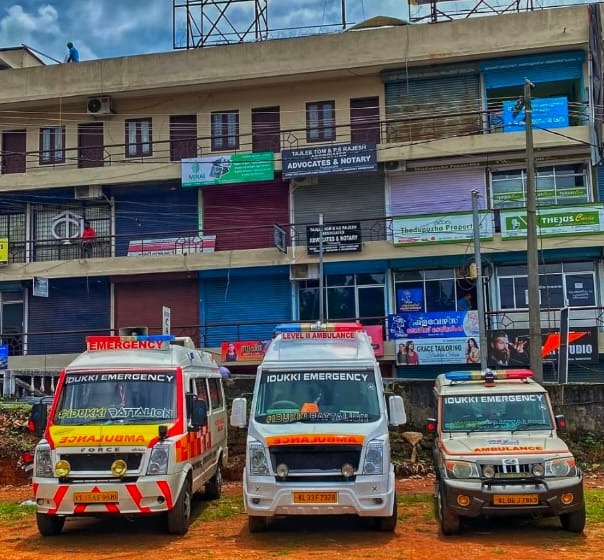 Ambulance  Service Idukki,ICU Ambulance Idukki,Cheruthoni ,Chelachuvadu ,Kanjikuzhy Vannappuram,Idukki Emergency 