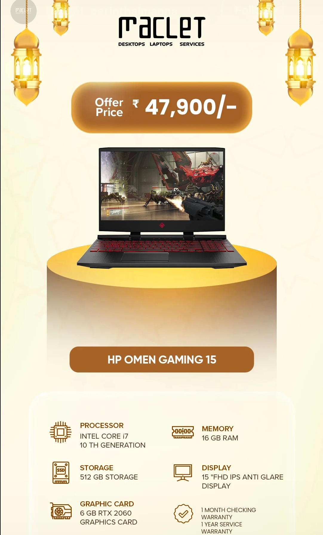 Computer Store Perinthalmanna, Laptop Desktop Service Perinthalmanna, Desktop and Laptop Sales Perinthalmanna,Maclet 