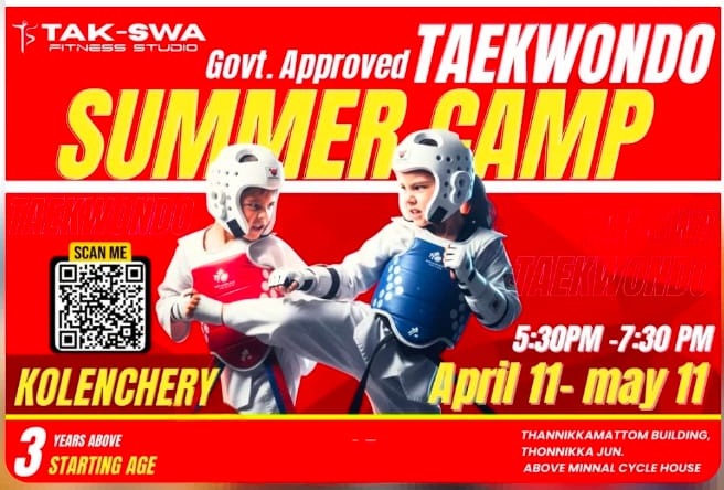 Taekwondo Training Centre  Kolenchery,Boxing ,Kick Boxing, Muay Thai Training Centre  Kolenchery,TAKSWA Fitness Studio & Martial Arts 