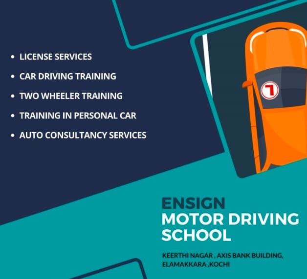 Driving School Kakkanad Kochi, Ensign Motor Driving School