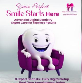 Dental x-ray Thamarassery, Clear alligner Thamarassery, Dental Implant Thamarassery, Dental Zirconia Thamarassery, Dentist near me Thamarassery, Rose Dental 
