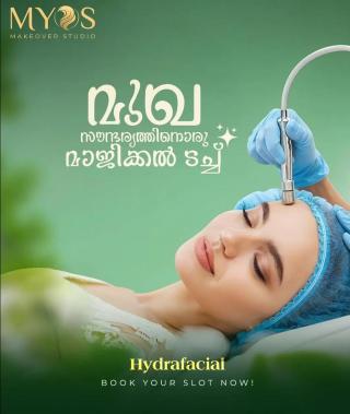 Beauty Salon in Payyoli , Bridal Makeup Payyoli , Hair Styling Payyoli , Unisex Salon Payyoli , Myos makeover studio 