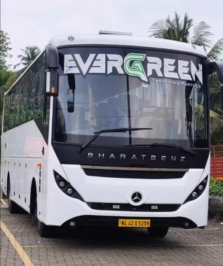 Tourist bus service  Perinjanam Moonupeedika Thrissur, Luxury contract carriage buses Thrissur, ​Team Evergreen