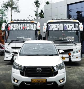 Tourist bus Traveller Taxi service Iritty, Tourist bus Taxi Traveller booking Ulikkal Payyavoor Peravoor Iritty, ​Dream World Holidays 