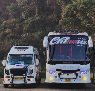 Tourist bus service Meppayur, Traveller service Meppayur, Tourist bus and Traveller booking Meppayur Calicut, ​Chinnus Holidays  
