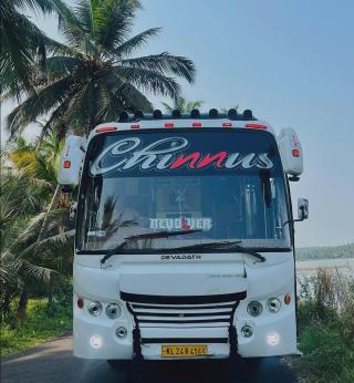 Tourist bus service Meppayur, Traveller service Meppayur, Tourist bus and Traveller booking Meppayur Calicut, ​Chinnus Holidays  