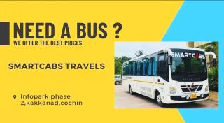 Travel & Transportation Cab services in Infopark Phase 2 Kakkanad Kochi, ​Smart Cabs 