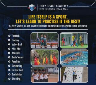 CBSE School Mala, ​International education in Thrissur, Nursaery ​to Grade 12 school in Mala Thrissur, ​Holy Grace Academy 