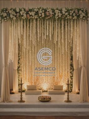 Wedding decoration organizers in Kannur, Event management service Kannur, ​Traditional &  ​Luxury wedding decor designers Kannur, ​Asemco Event Organizer 