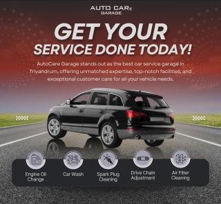Car service in Thiruvananthapuram, Periodical & General services Wash & Detailing Denting & Painting Works Manvila Trivandrum, ​Auto Care Garage 