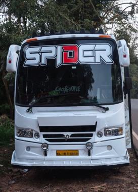 Tourist bus service kakkattil vadakara 49 seat,Tourist bus booking agency vadakara, SPIDER 