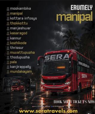 Travel company Mukkoottuthara Cochin, Travel company Kanjirappally Bangalore, Sera Travels 