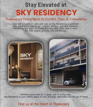 Residancy Thalassery, Rooms Thalassery, Lodge Thalassery, Sky Residency 