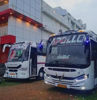 Tourist Bus service Kottayam, Tourist bus booking Kottayam, Travel Company Kottayam, Apollo Holidays 