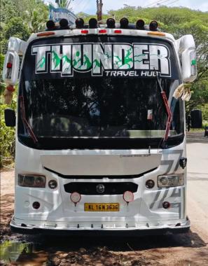 Tourist ​Bus Services Kallikad Trivandrum, Tourist bus booking  Kallikad Trivandrum, Tour Packages Trivandrum, Thunder Traves