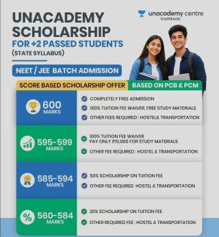  NEET coaching center in Kozhikode, IIT JEE coaching center in Kozhikode, Entrance Coaching center in Calicut, Unacademy Centre 