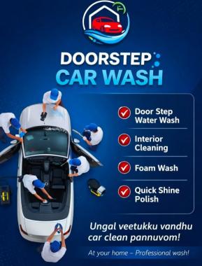 Door step car wash in chennai,door step vehicle wash in chennai,Door step water wash chennai